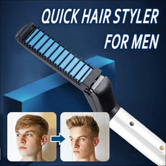 Quick hair styler for men