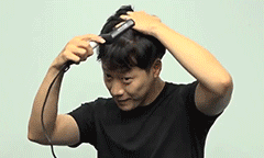 Quick hair styler for men
